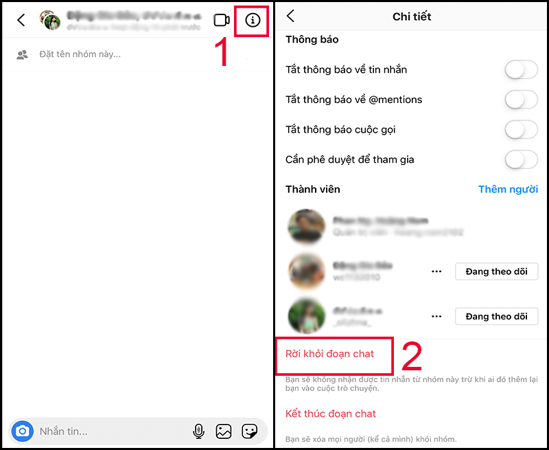 Cách ngăn chặn người lạ thêm vào nhóm chat trên Instagram hiệu quả